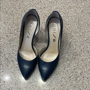 Unisa Dark Blue Women's Heels